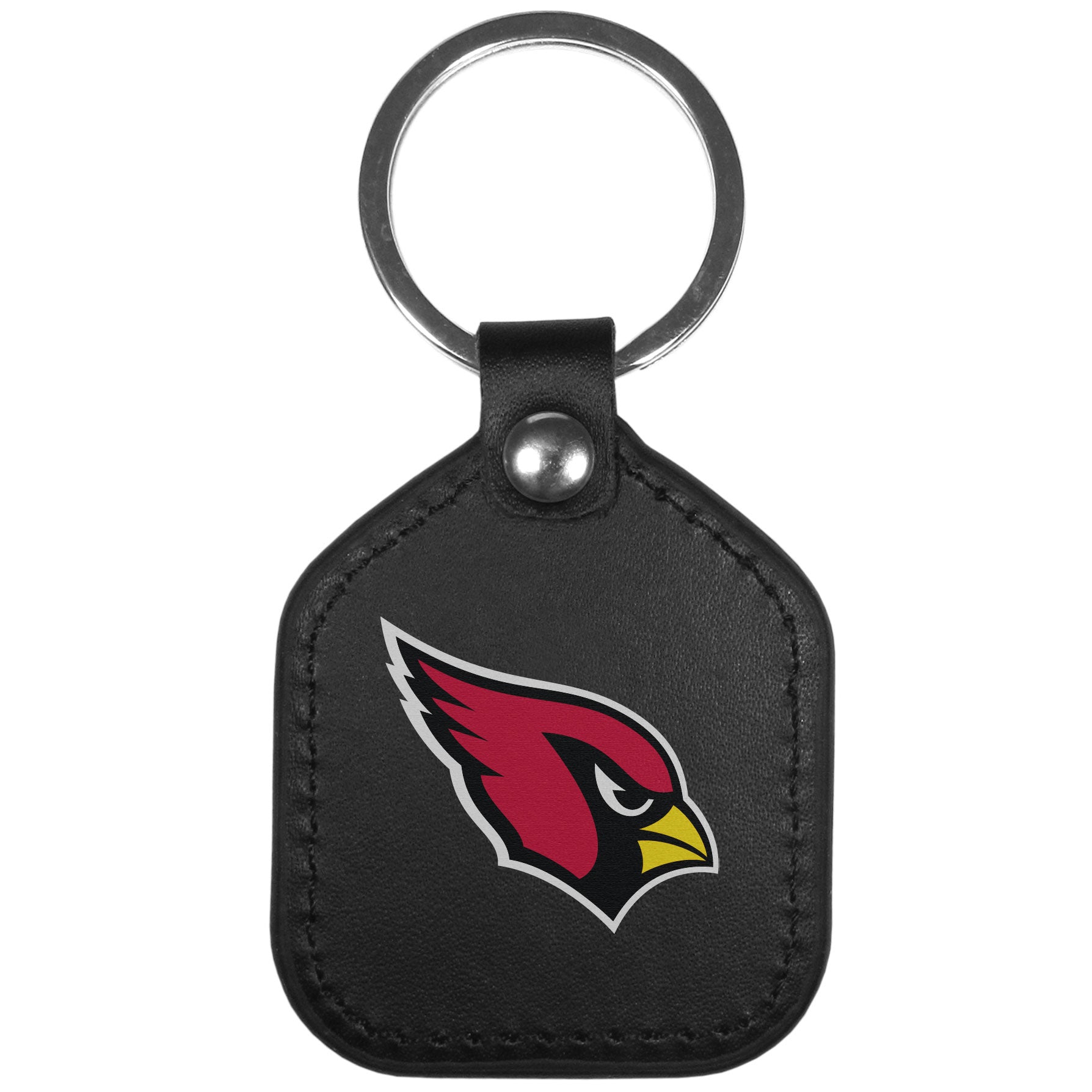 Arizona Cardinals Leather Square Key Chains