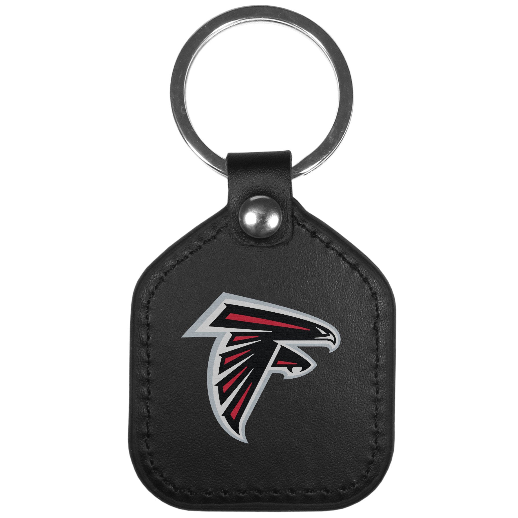 Atlanta Falcons Leather Square Key Chains