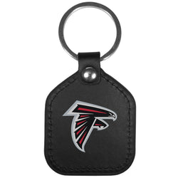 Atlanta Falcons Leather Square Key Chains