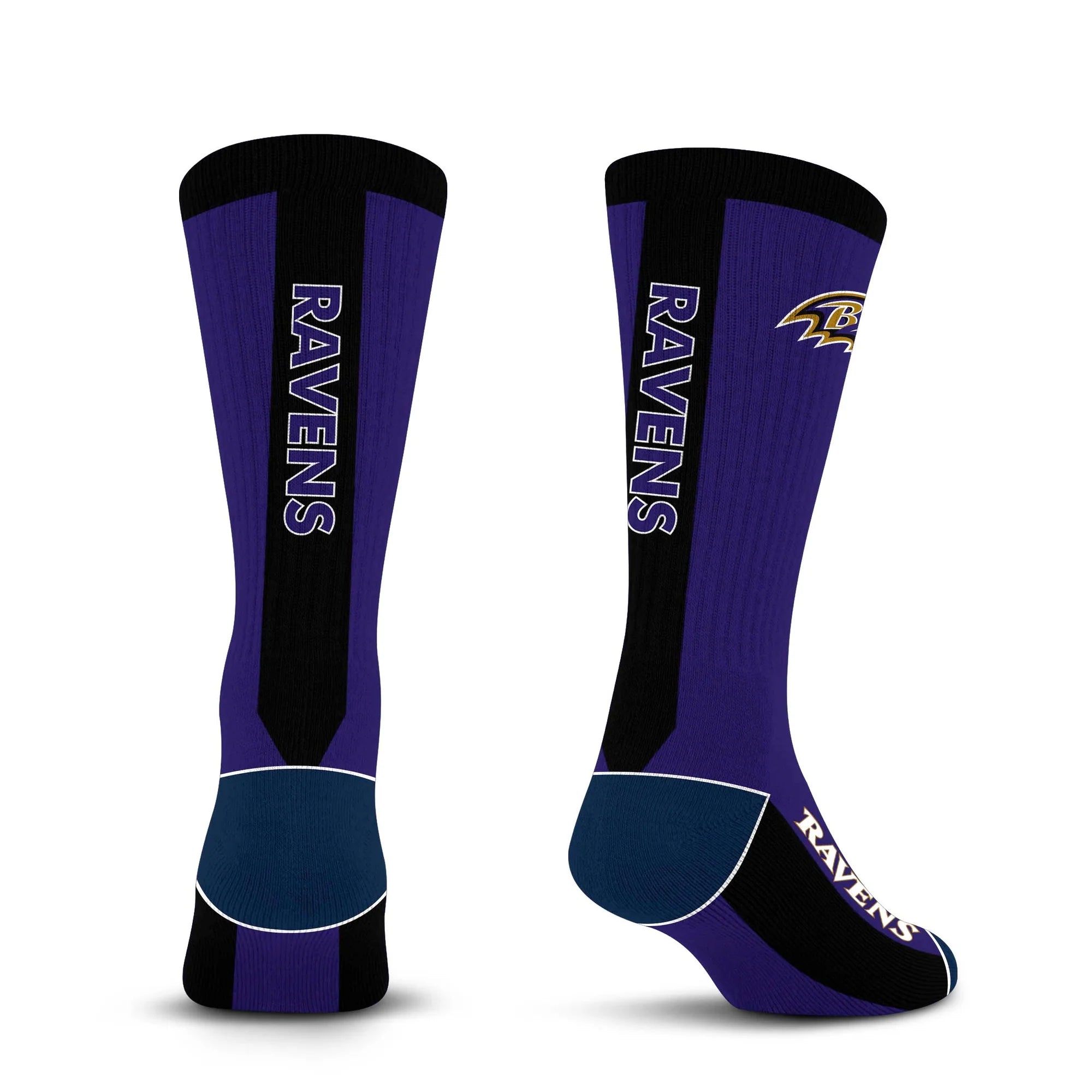 Baltimore Ravens MVP Crew Sock Large