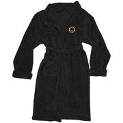 Bruins L/XL Bathrobe-Black