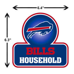 Buffalo Bills Household Auto Decal