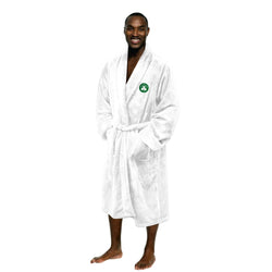 Celtics L/XL Bathroom Robes-White