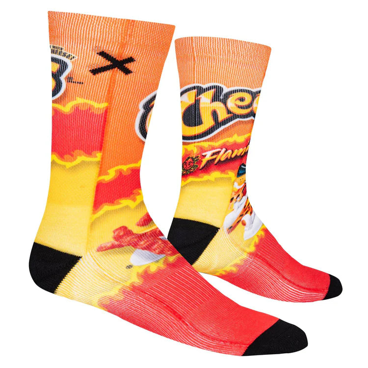 Cheetos Flamin Hot Men's Crew Socks