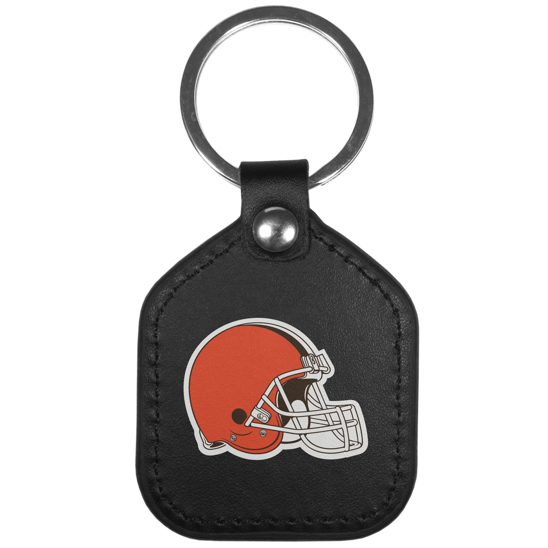 Cleveland Browns Leather Square Key Chains