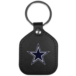 Dallas Cowboys Leather Square Key Chains