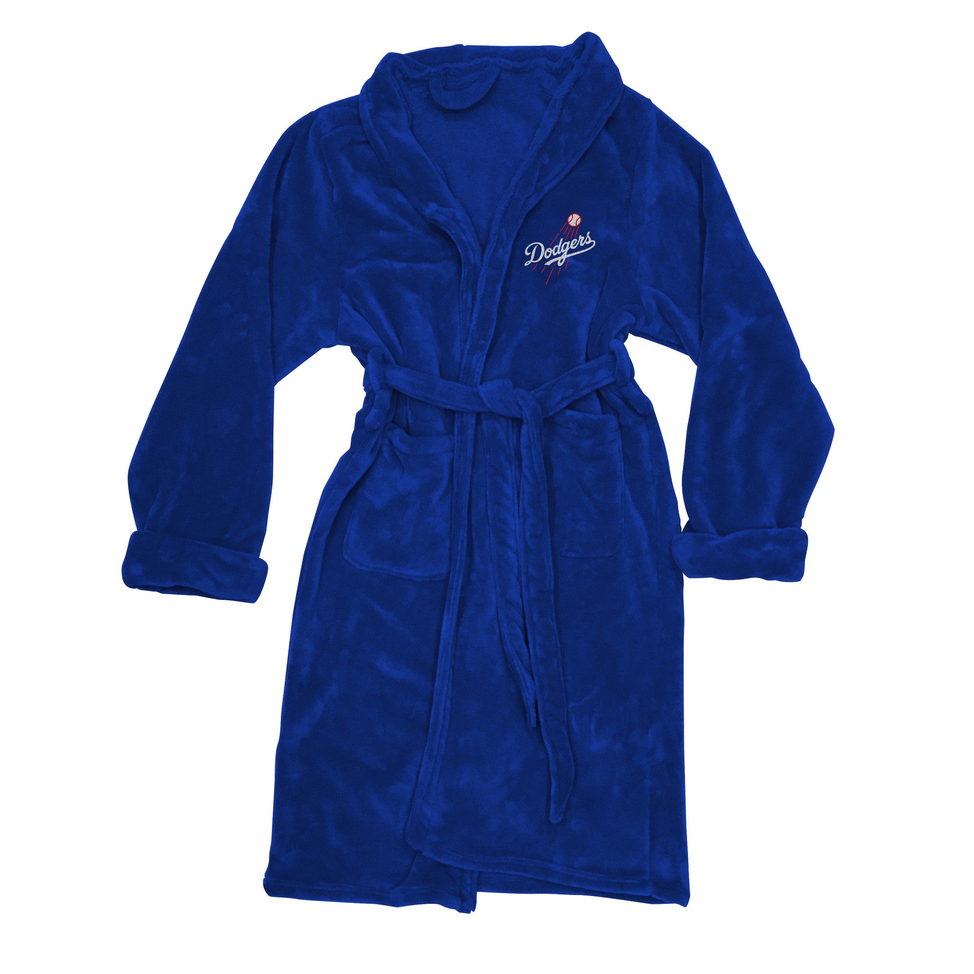 Dodgers L/XL Men's Bathrobe-BLUE