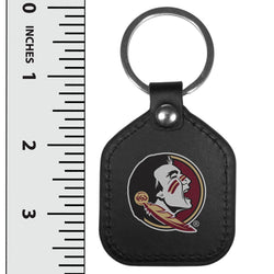 Florida St. Seminoles Leather Square Key Chains