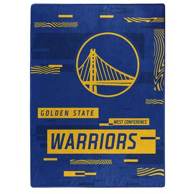 NBA Digitize Golden State Warriors Raschel Throw