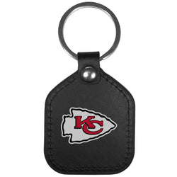 Kansas City Chiefs Leather Square Key Chains