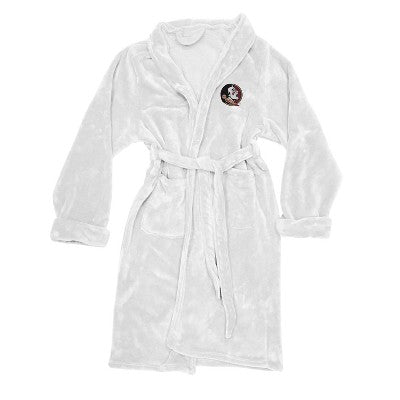 L/XL BATHROBE WHITE − FLORIDA STATE