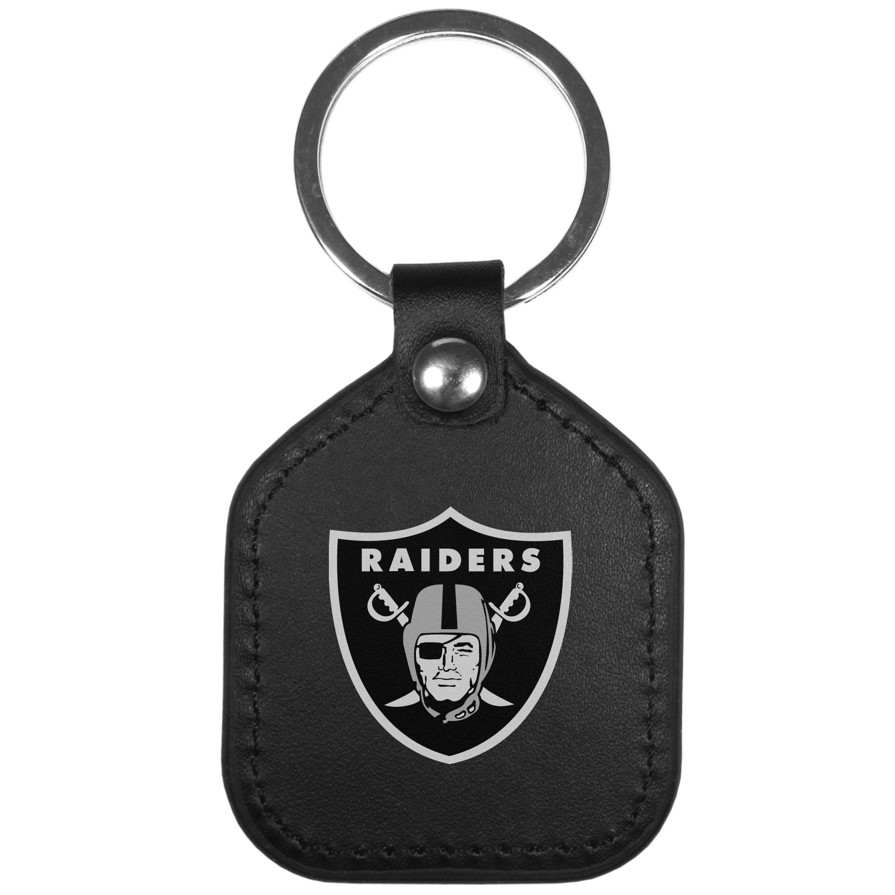 Las Vegas Raiders Leather Square Key Chains