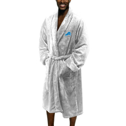 Lions Man L/XL Bathrobe-White