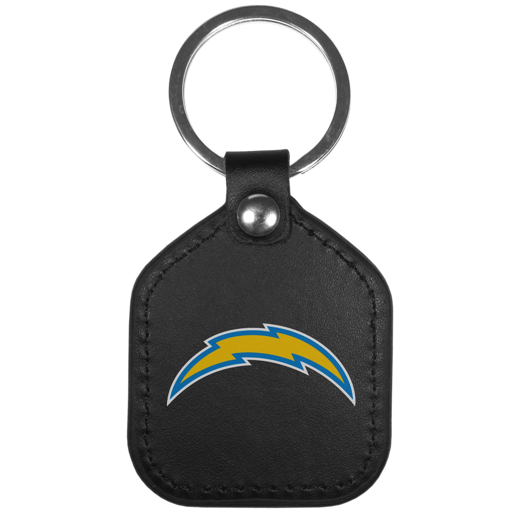 Los Angeles Chargers Leather Square Key Chains