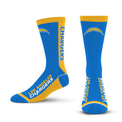 Los Angeles Chargers MVP Crew Sock Large