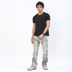 Men's Vintage Wash Stacked Denim