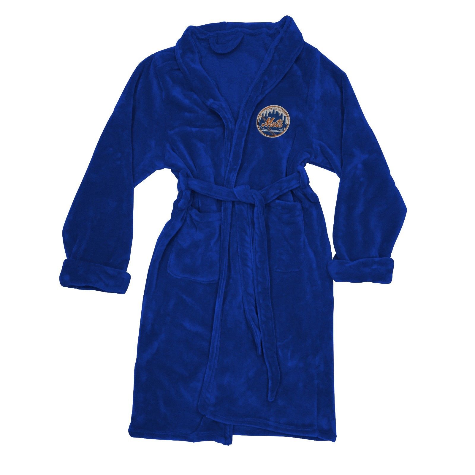 MLB New York Mets L/XL Men's Bathrobe Blue