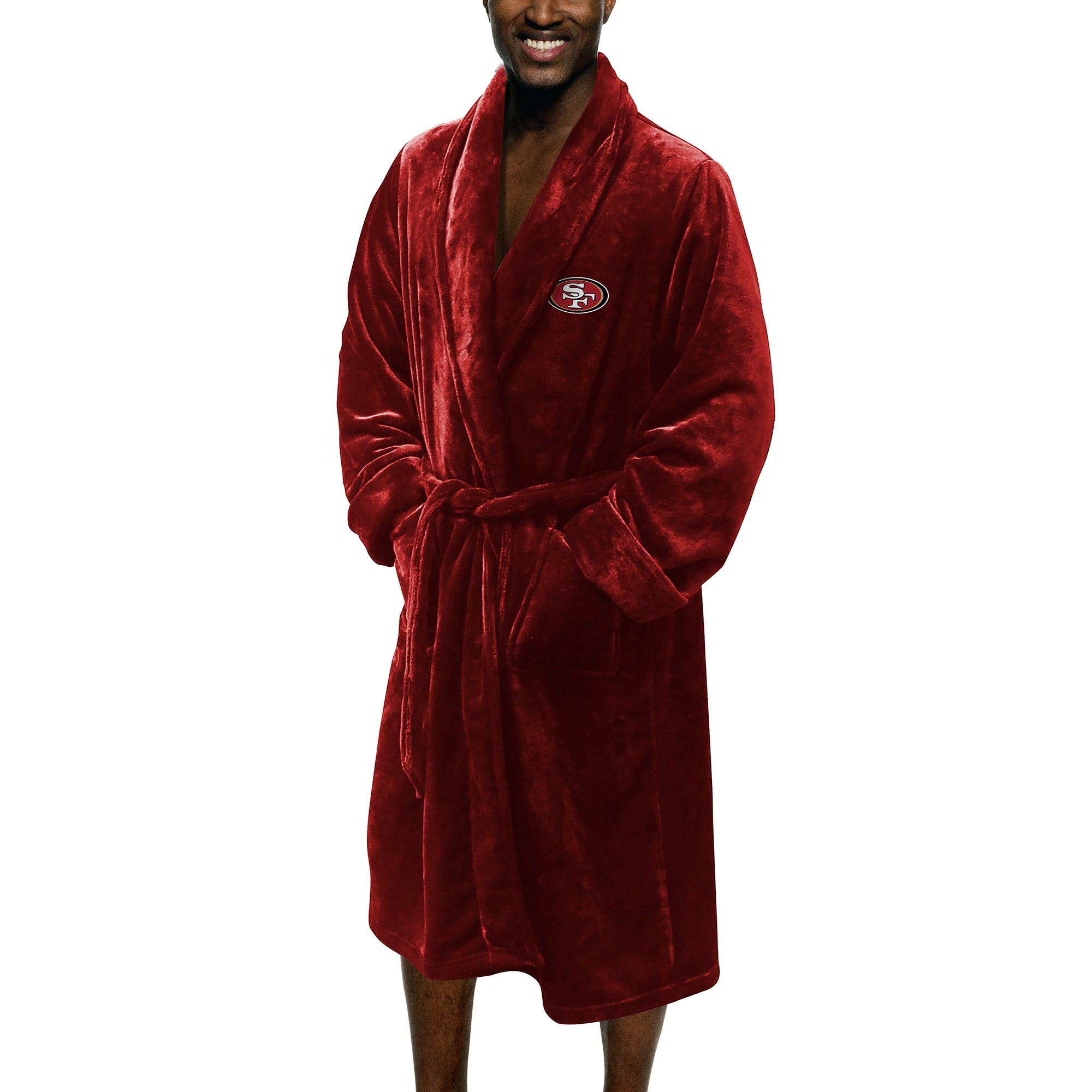 Men's L/XL San Fransisco 49er's NFL Sherpa Bathrobe