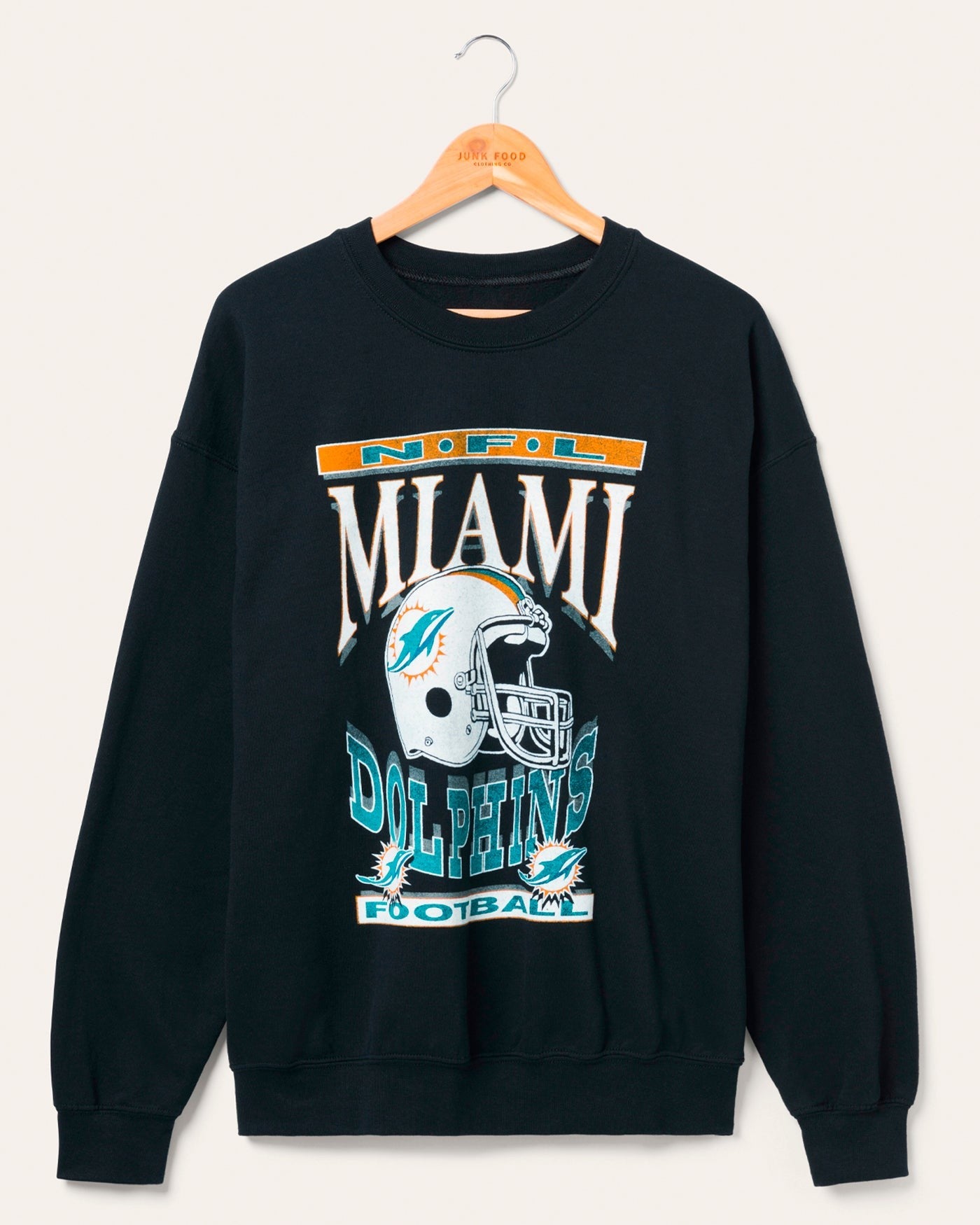 Miami Dolphins Helmet Flea Market Fleece Sweatshirt