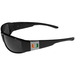 Miami Hurricanes Chrome Wrap Sunglasses