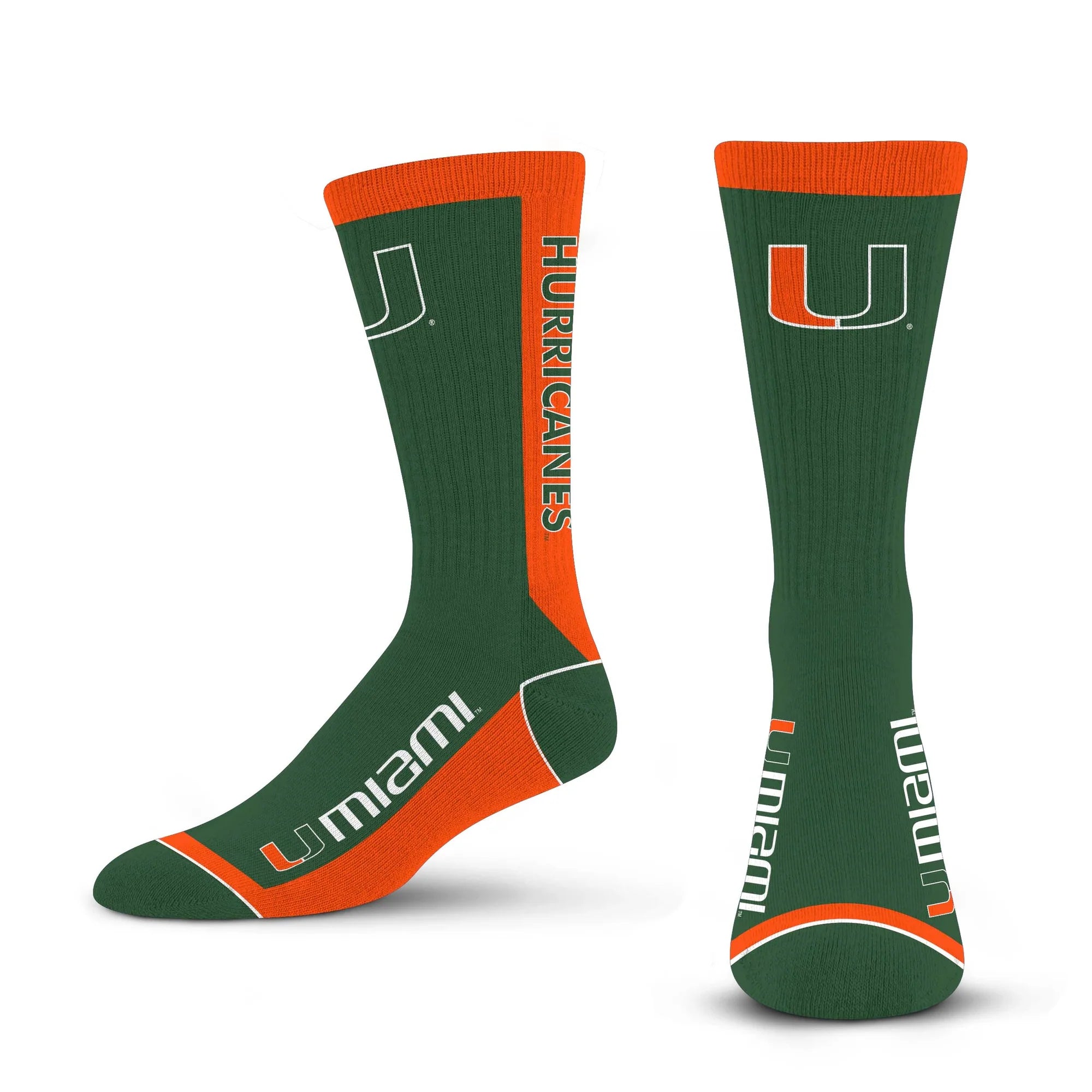 Miami Hurricanes MVP Socks-Large