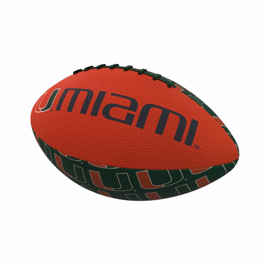 Miami Repeating Mini-Size Rubber Football