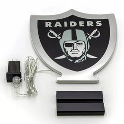 NFL LAS VEGAS RAIDERS LED INFINITY LOGO LIGHT