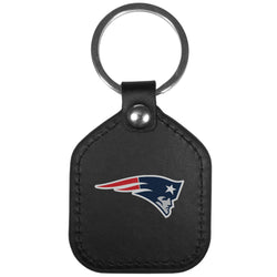 New England Patriots Leather Square Key Chains