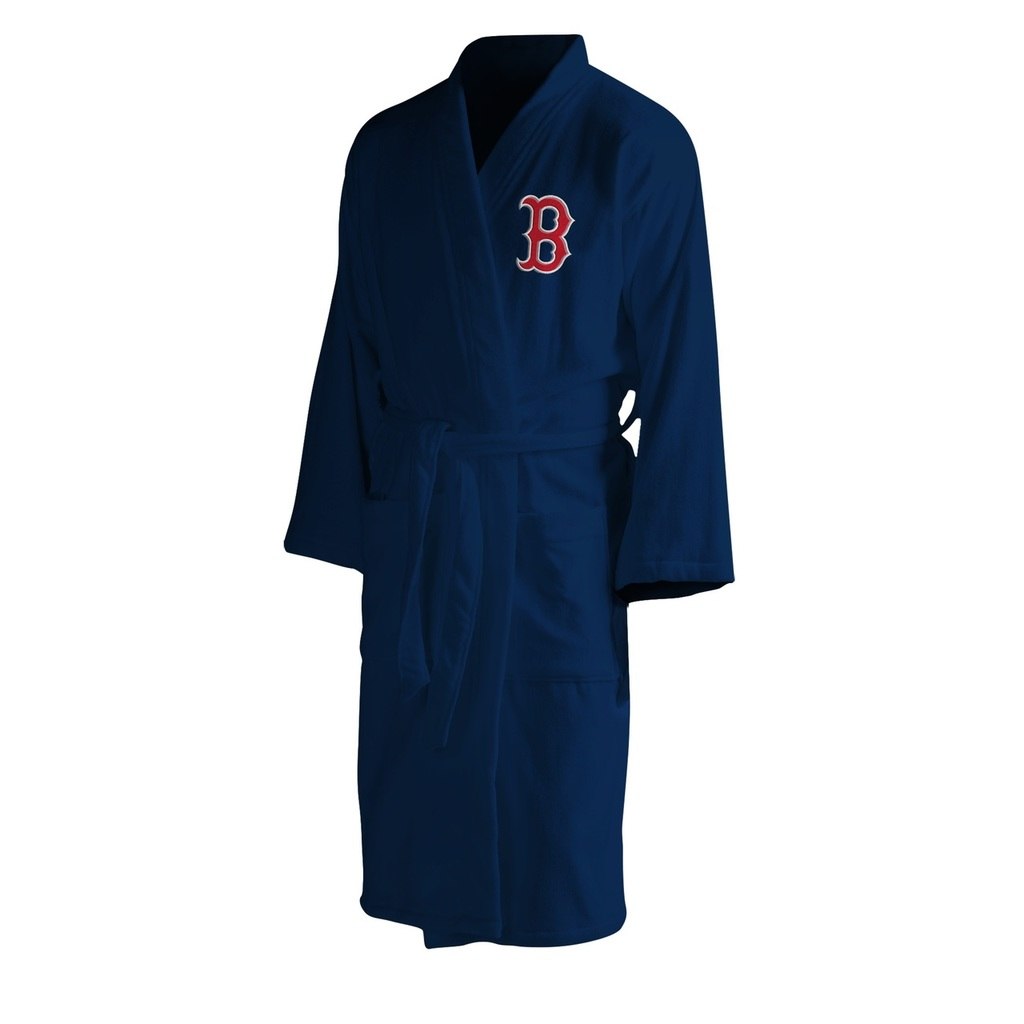 Northwest MLB Boston Red Sox L/XL Men's Bathrobe Navy