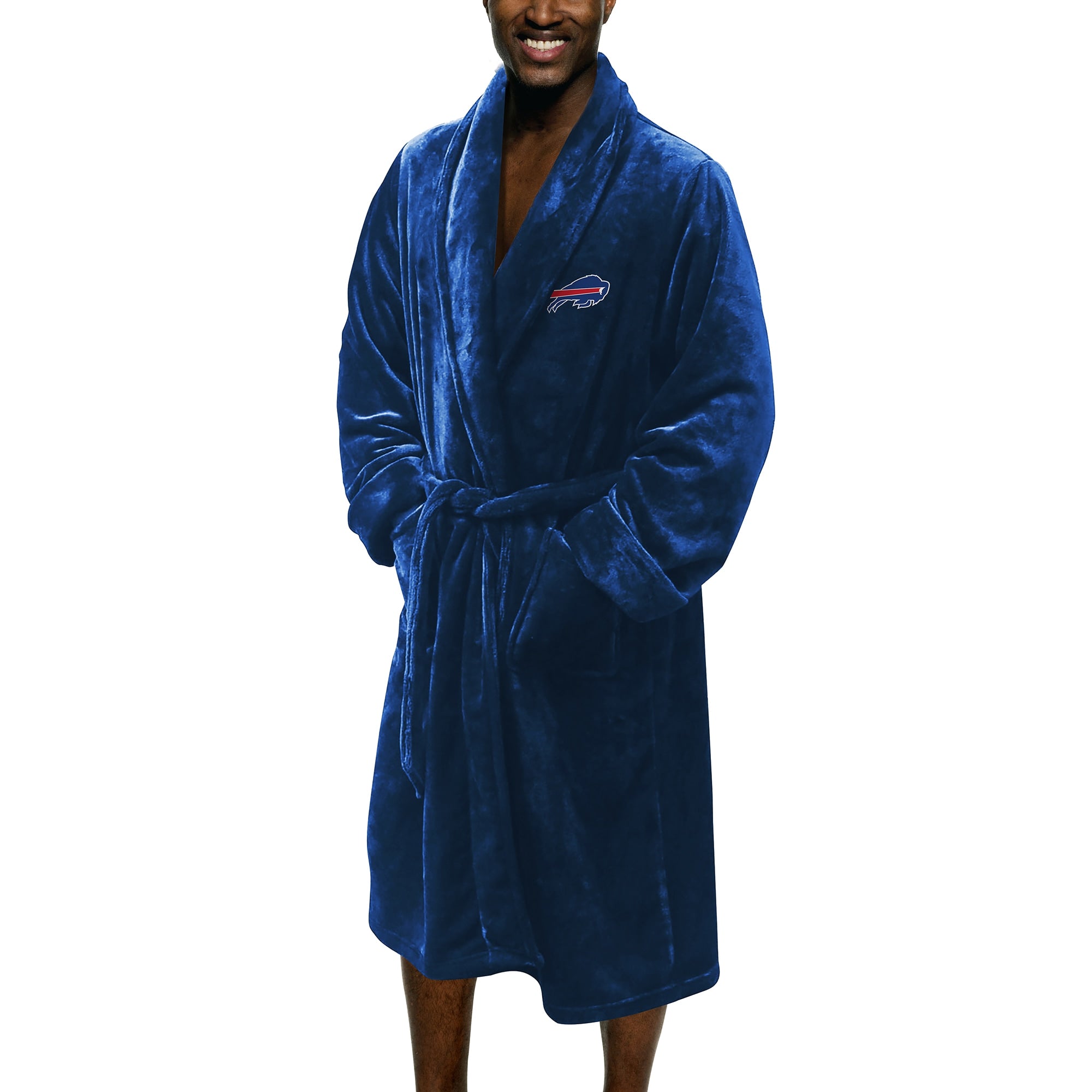 Northwest NFL Buffalo Bills Man L/XL Bathrobe Blue