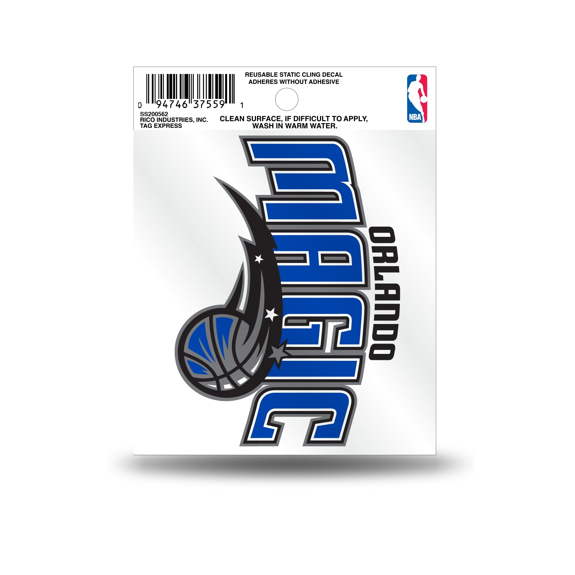 Orlando Magic Static Cling Decal