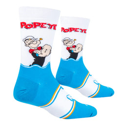 POPEYE THE SAILOR MAN MEN'S CREW SOCKS