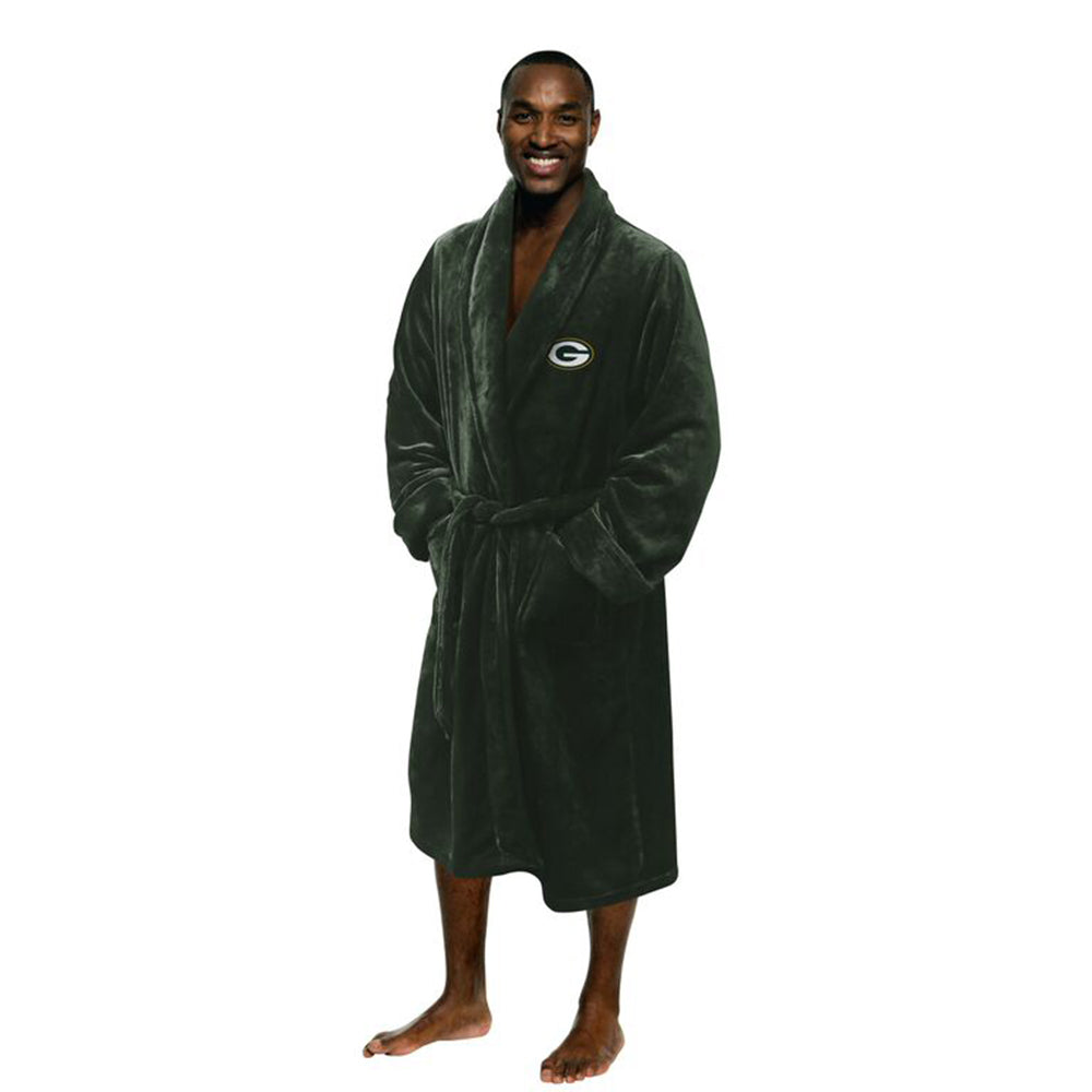 Packers Man L/XL Bathrobe-DARK GREEN