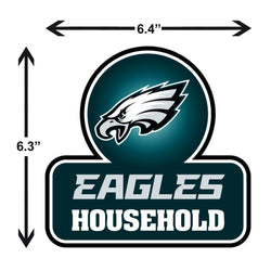 Philadelphia Eagles Household Auto Decal