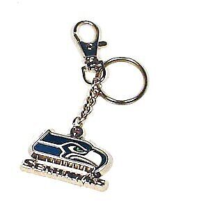 Seattle Seahawks Keychain Zamac Stacked [R]