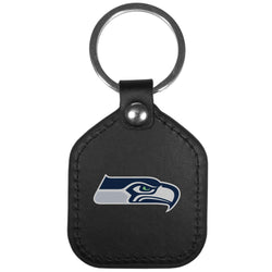 Seattle Seahawks Leather Square Key Chains