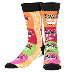 Top Ramen Stack Men's Crew Socks