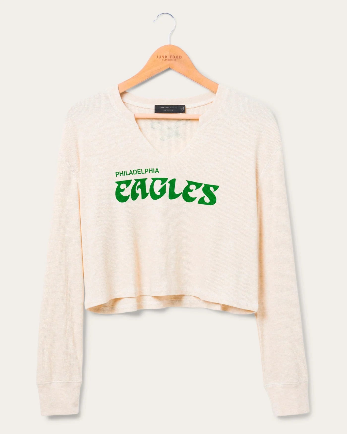 WOMEN'S PHILADELPHIA EAGLES SUNDAY CROP THERMAL